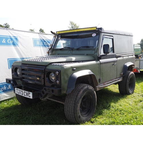 1727 - Land Rover Defender, electric windows, control locking, MOT April 2023. Reg. T373 CVC. V5 and keys i... 