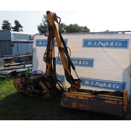 1728 - Bamford B48X flail hedge trimmer, cable control