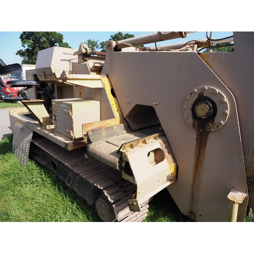 1732 - Trencor Jetco 460 chain tracked trencher, showing 2932 hours, runs and drives. Key in office