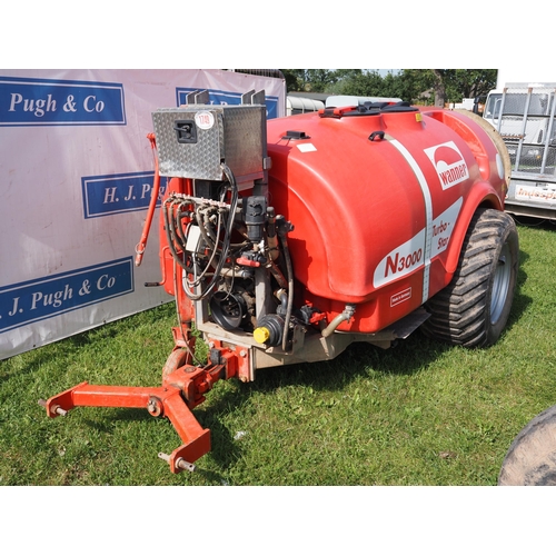 1749 - Wanner N2000 Turbo star hop and fruit sprayer off farm