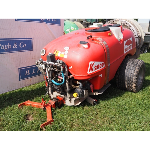 1750 - Wanner K2000 hop and fruit sprayer off farm