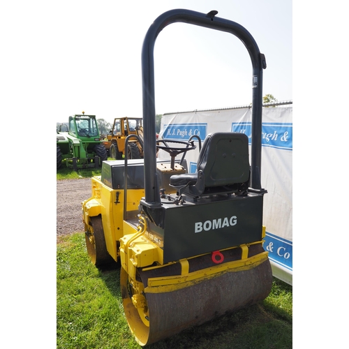 1760 - Bomag BW120 AD-3 Vibra roll, roll bar, working order. Key in office