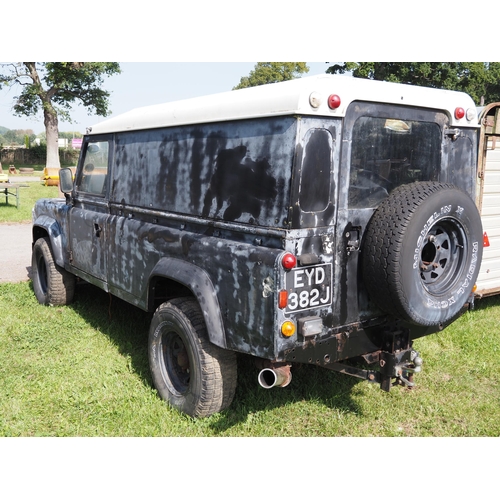 1800 - Land Rover Defender LWB project. Showing 38,892 miles. Range Rover chassis. Reg EYD 382J. Keys and V... 