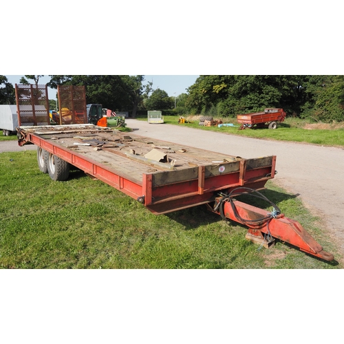 1630 - Twin axle transport trailer 22ft