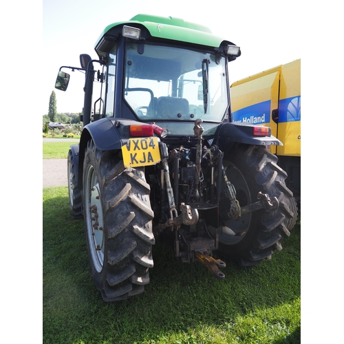 1649 - Deutz Fahr Agroplus 95 tractor 2004, runs and drives, showing 6500 hours. Reg. VX04 KJA, no docs