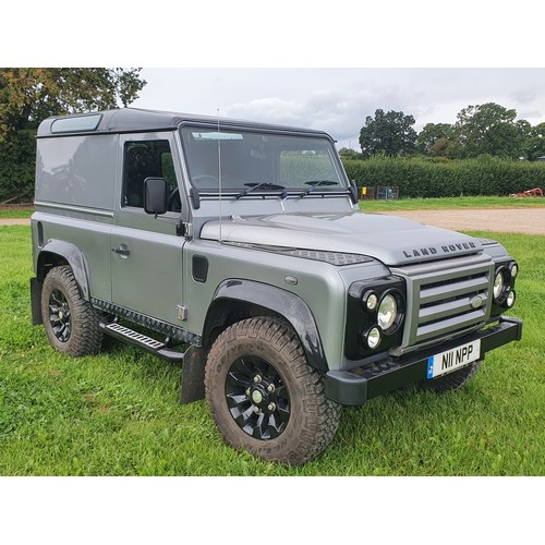 1692 - Land Rover Defender 90 X Tech. 2012. High spec. to include air con, heated front and rear screens an... 