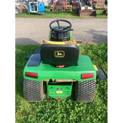 1735 - John Deere diesel ride on mower. Key in office