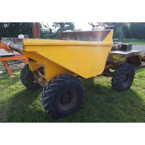 1674 - Benford dumper with Lister-Petter engine. Runs and drives