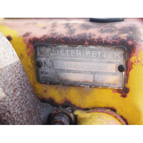 1674 - Benford dumper with Lister-Petter engine. Runs and drives