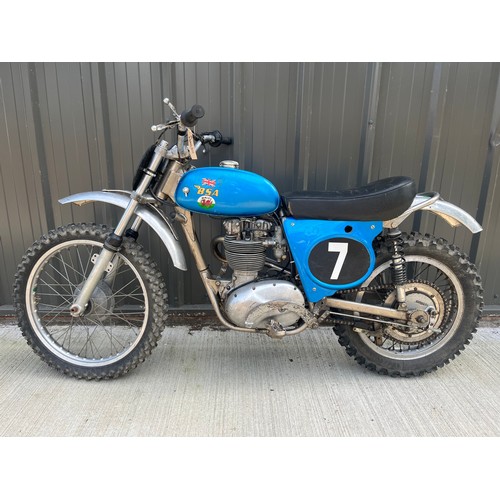 1002 - Cheney BSA scrambler. 1963/4. 500cc.
Runs and rides, recently raced.
No docs