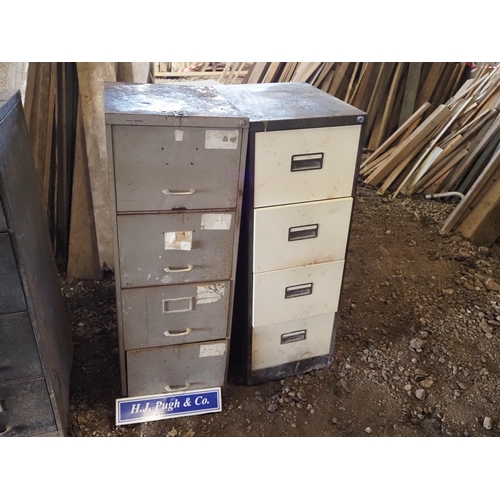 197 - 4 Drawer filing cabinet and contents - 2