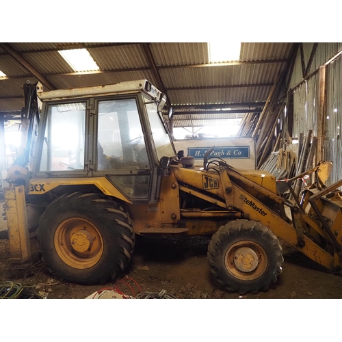 316 - JCB 3CX Sitemaster turbo 4x4. Showing 12484 hours with extra dig back actor 3ft bucket and 4 in 1 wi... 