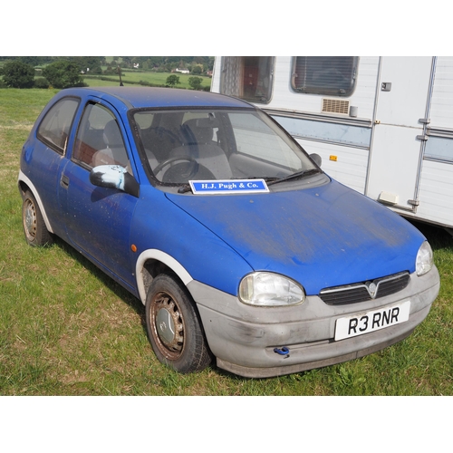 332 - Vauxhall Corsa. Showing 73,027 miles. Reg. R3 RNR. V5 Keys