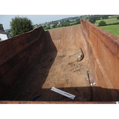 334 - Griffiths twin axle dump trailer. Believed to be 10ton