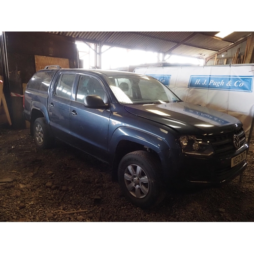 339 - VW Amarok 4 motion TDI twin cab pick up truck. Last MOT Oct 2020, less than 12,000 miles then. No ke... 