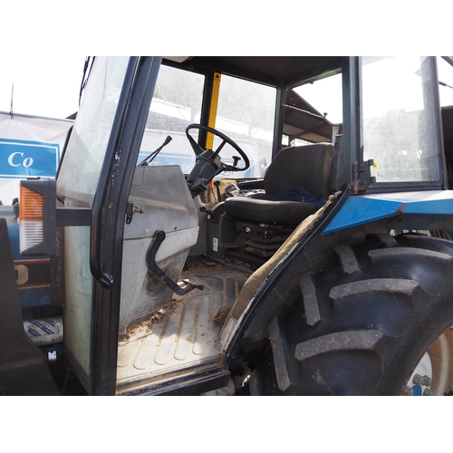 342 - Ford 5030 Synchro shuttle 4wd tractor. Showing 3061 hours. C/w McConnel 055 front end loader. Runs a... 