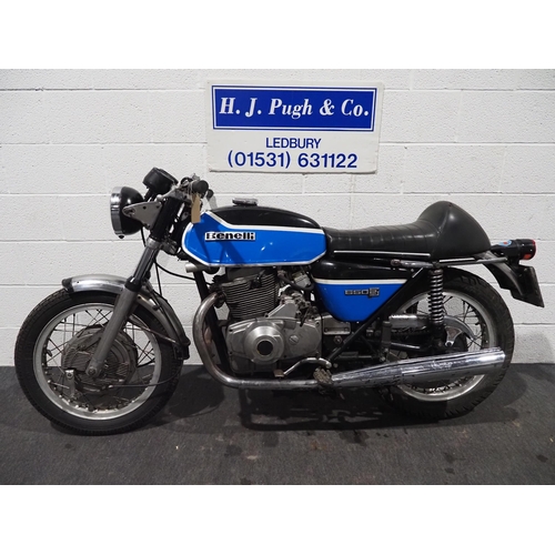 1041 - Benelli Tornado motorcycle. 643cc. 1975
Frame No. 10204
Engine No. 10305
Runs and rides, has been fu... 