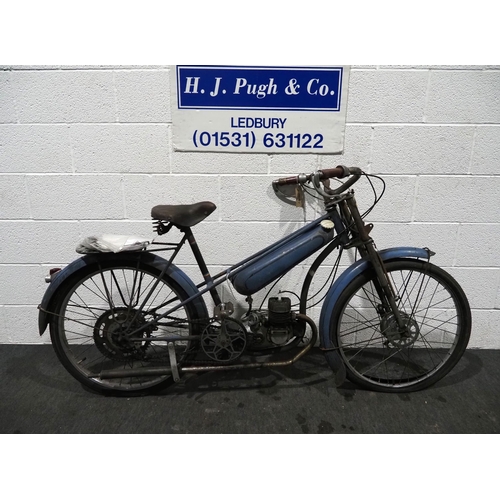 1042 - French autocycle with Mistrar engine. 
Needs recommissioning