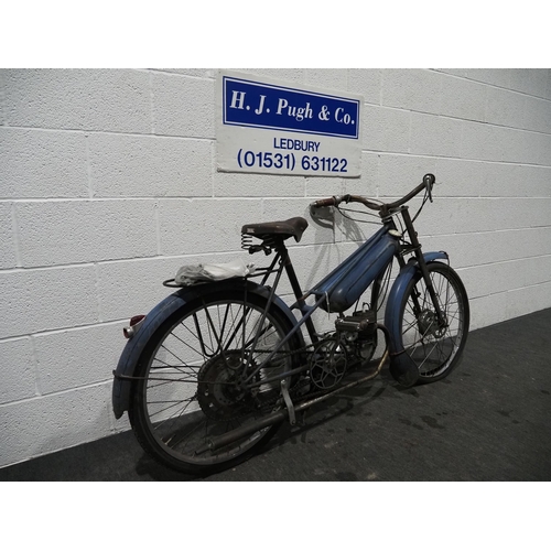 1042 - French autocycle with Mistrar engine. 
Needs recommissioning