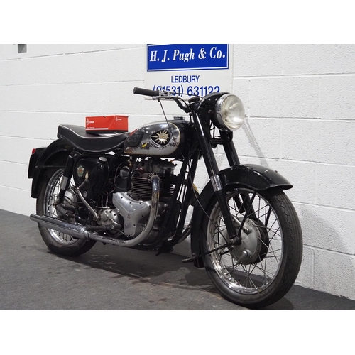 1059 - BSA A7 motorcycle. 1957. 500cc. 
Frame No. EA711882
Engine No. CA74622
Runs and rides, spare new Luc... 