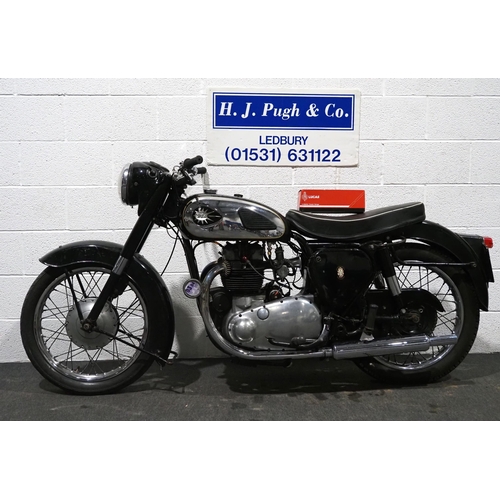 1059 - BSA A7 motorcycle. 1957. 500cc. 
Frame No. EA711882
Engine No. CA74622
Runs and rides, spare new Luc... 