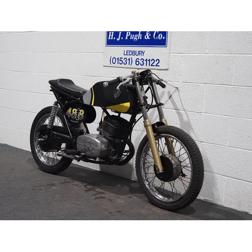 1060 - CZ 488 Cafe Racer. Runs but requires attention. Rebuilt as a cafe racer in 2016 by previous owner an... 