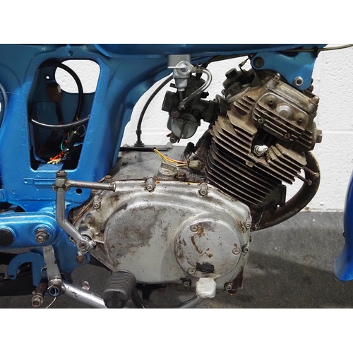 1066 - Honda CD175 Sloper motorcycle. 1969. 
Engine No. CD175E1020738
Engine turns over with compression bu... 