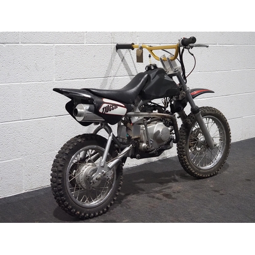 1067 - Sachs Dirty Devil 110ccm childs motocross bike.
Engine turns over in with good compression, last ran... 