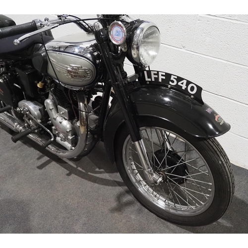836 - Royal Enfield J2 motorcycle, 1948, 500cc
Frame no. J4281.
Engine no. J4281.
Runs and rides, was regu... 