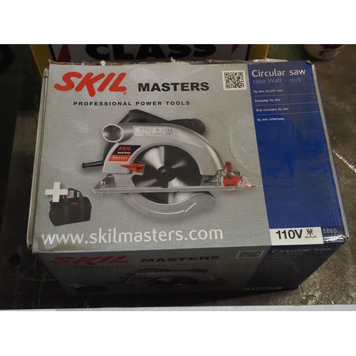 127 - Skil 65mm Circular saw 110v, unused