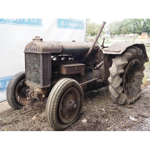 292 - Fordson standard N tractor, wide wing, raised pto Unusual vaporising manifold. barn stored, reg NPP ... 