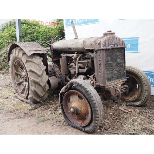 292 - Fordson standard N tractor, wide wing, raised pto Unusual vaporising manifold. barn stored, reg NPP ... 