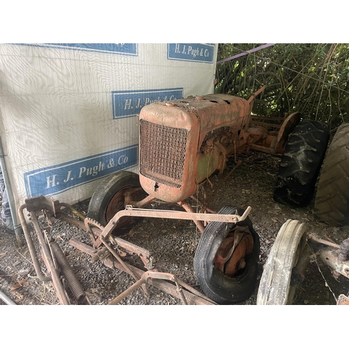 294 - Allis Chalmers model B tractor, wishbone axle, pto, pulley, spares or repair