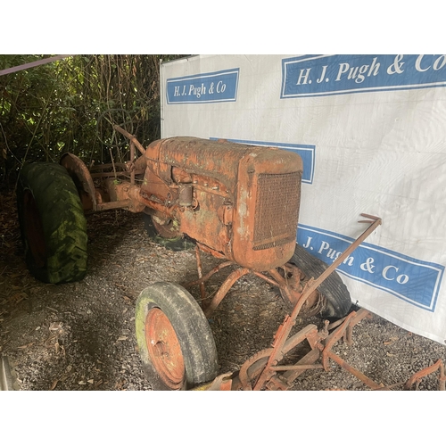 294 - Allis Chalmers model B tractor, wishbone axle, pto, pulley, spares or repair