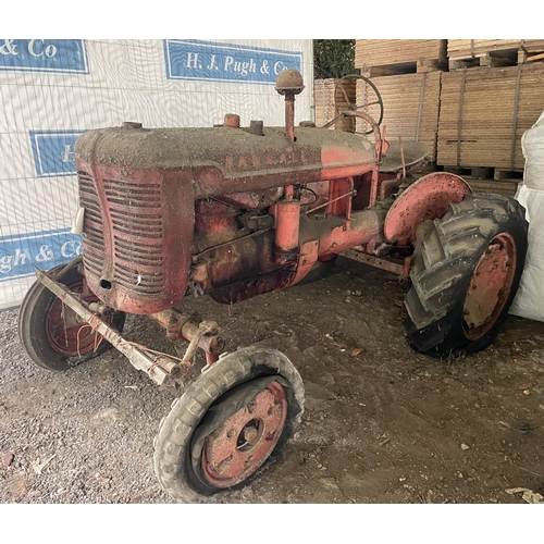 297 - Farmall A tractor full set of wheel weight, sn AA 44760