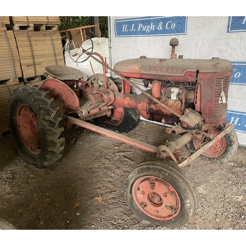 297 - Farmall A tractor full set of wheel weight, sn AA 44760