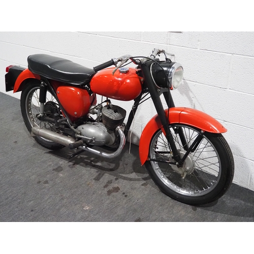 1076 - BSA Bantam motorcycle. 1959. 175cc. 
Frame No. D74098
Engine No. 7B24771
Last ridden in June 2019, e... 