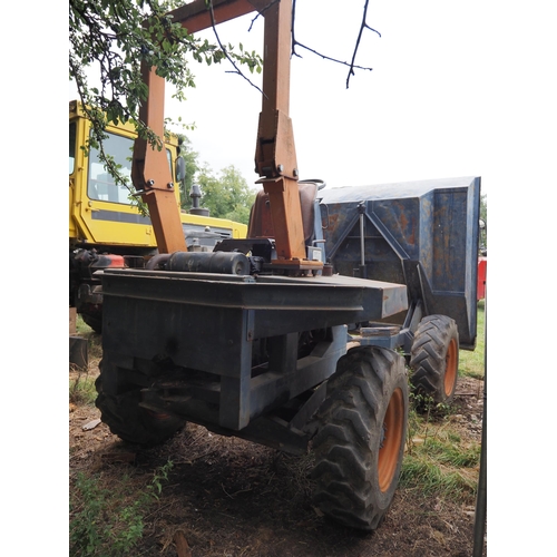 517 - Liner 3.5ton 4wd articulated dumper. Lister TS 3 cylinder diesel engine. Roll bar, runs and drives