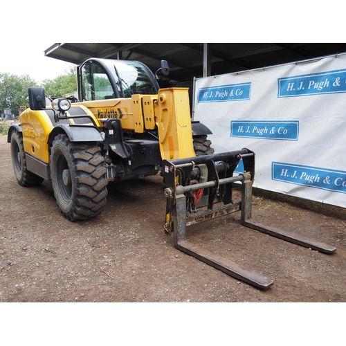 520 - Haulotte HTL 3510 telehandler. 2013. showing only1200 Hours, c/w bucket and pallet tines. HD tyres 1... 