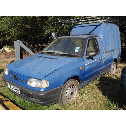 528 - Skoda 1.9D van. Spares or repair. V5