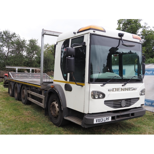 530 - Dennis Elite 2, 4 Axle plant lorry. Beavertail ramps and electric winch. Test until September 2024. ... 