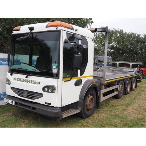 530 - Dennis Elite 2, 4 Axle plant lorry. Beavertail ramps and electric winch. Test until September 2024. ... 