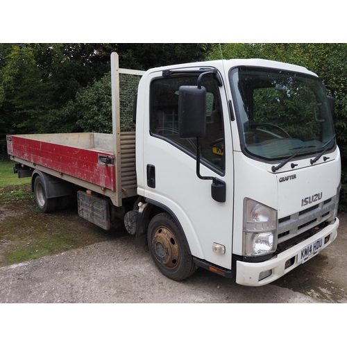 532 - Isuzu Grafter N35.150 3.5 ton dropside truck. MOT 01.08.24 showing 107,000 miles  2 owners, KM14 HDU... 