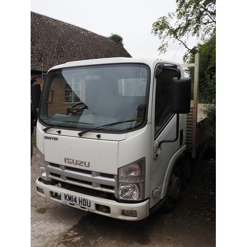 532 - Isuzu Grafter N35.150 3.5 ton dropside truck. MOT 01.08.24 showing 107,000 miles  2 owners, KM14 HDU... 