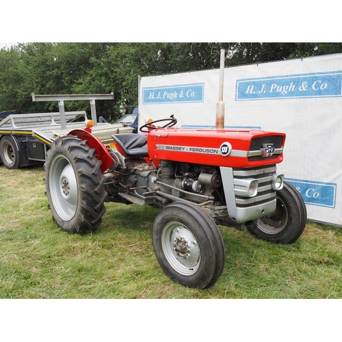 535 - Massey Ferguson 135 tractor. Older restoration, runs and drives well. No docs