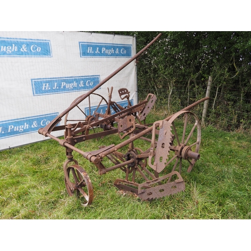 566 - Rare Jarmain horse drawn hay turner