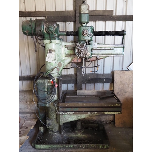 90 - Archdale radial arm drill with spares