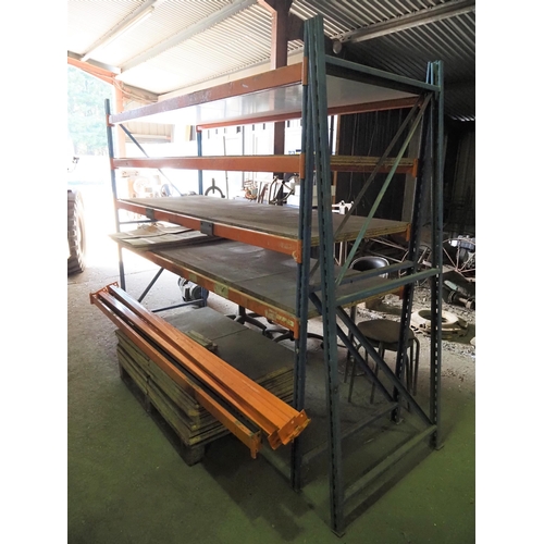 94 - Racking 8ft x 2 bays