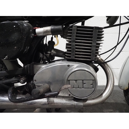 1086 - MZ TS250/1 motorcycle. 1978. 243cc.
Frame No. 3709744. 
Last ridden in August 2023. Comes with owner... 