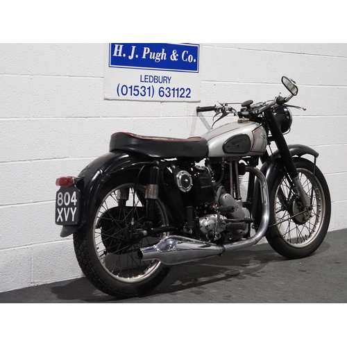 820A - Norton ES2 motorcycle. 1953. 499cc.
Frame No. H447642
Engine No. H447642
Engine turns over with good... 